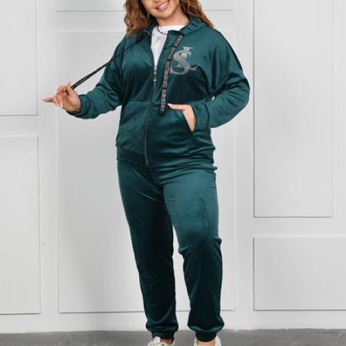 Костюм спорт OdesaOpt (54-60) 8780-2 green (деми) OdesaOpt 8780-2 green