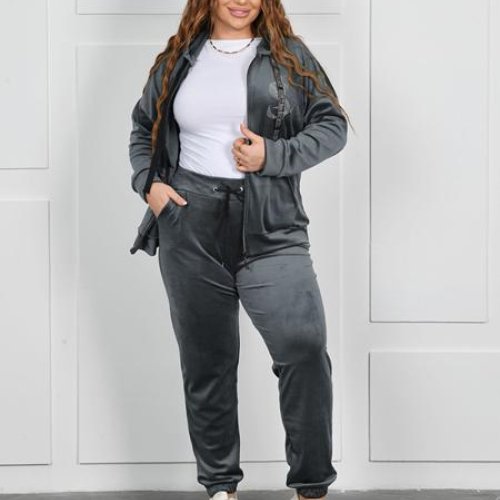 Костюм спорт OdesaOpt (54-60) 8780-33 grey (деми) OdesaOpt 8780-33 grey