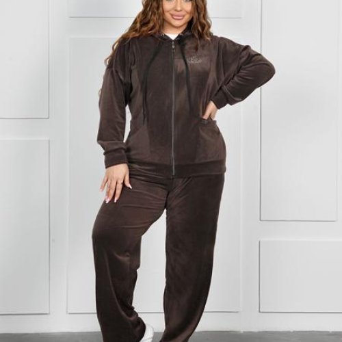 Костюм спорт OdesaOpt (54-60) 8845-20 brown (деми) OdesaOpt 8845-20 brown