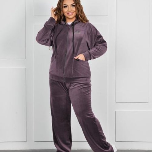 Костюм спорт OdesaOpt (54-60) 8845-21 lilac (деми) OdesaOpt 8845-21 lilac