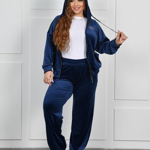 Костюм спорт OdesaOpt (54-60) 8845-26 navy (деми) OdesaOpt 8845-26 navy