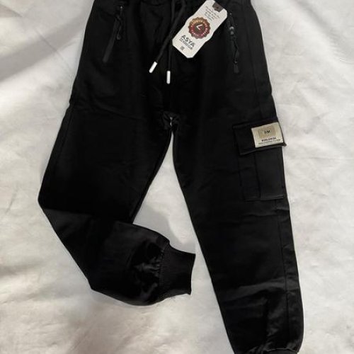 Штаны спорт Zayka (5-8) ZA1986 black (деми) Zayka ZA1986 black