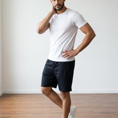 Шорты Sport style (46-54) 01-1 navy (лето) Sport style 01-1 navy