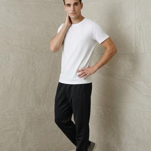 Штаны спорт Sport style (46-54) 1-3 black (деми) Sport style 1-3 black