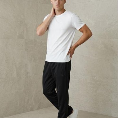 Штаны спорт Sport style (56-64) 10-2 black (деми) Sport style 10-2 black