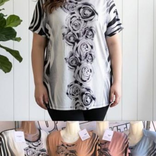 Футболка Sport style (54-60) A023 mix (лето) Sport style A023 mix