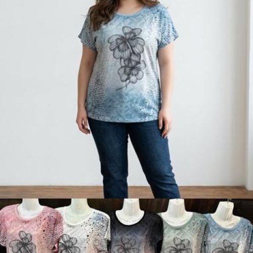 Футболка Sport style (54-60) M62 mix (лето) Sport style M62 mix