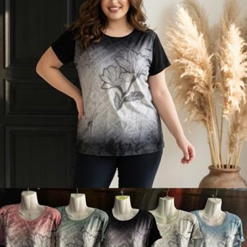 Футболка Sport style (54-60) M665 mix (лето) Sport style M665 mix