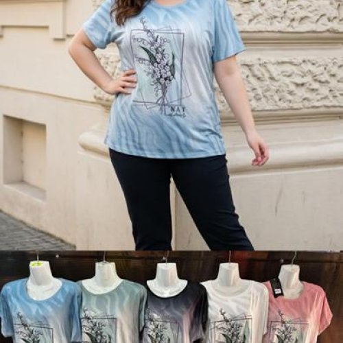 Футболка Sport style (54-60) M672 mix (лето) Sport style M672 mix