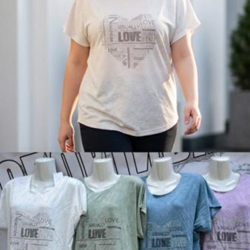 Футболка Sport style (L-2XL) M683 mix (лето) Sport style M683 mix