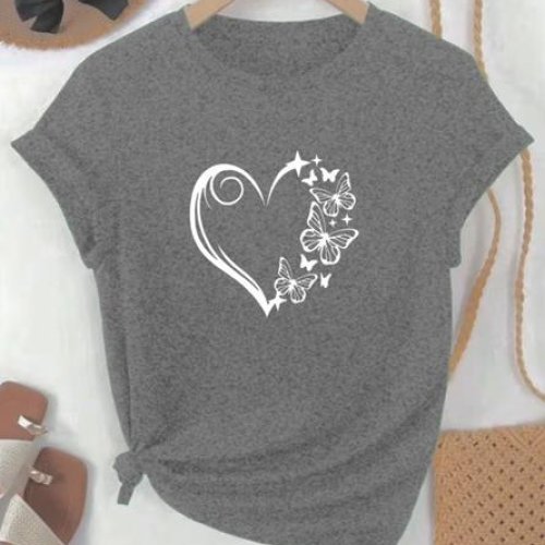 Футболка ALIA (M-3XL) AL25 grey (лето) ALIA AL25 grey