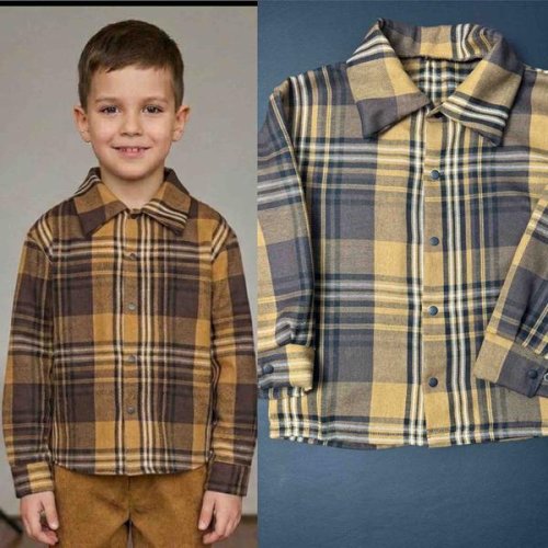 Рубашка Meloria (116-146) ML4569 yellow (деми) Meloria ML4569 yellow