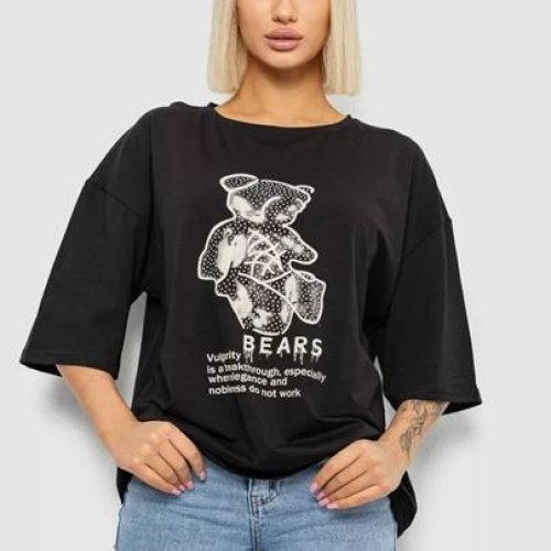 Футболка Seven Group (L-XL) 2029 black (лето) Seven Group 2029 black