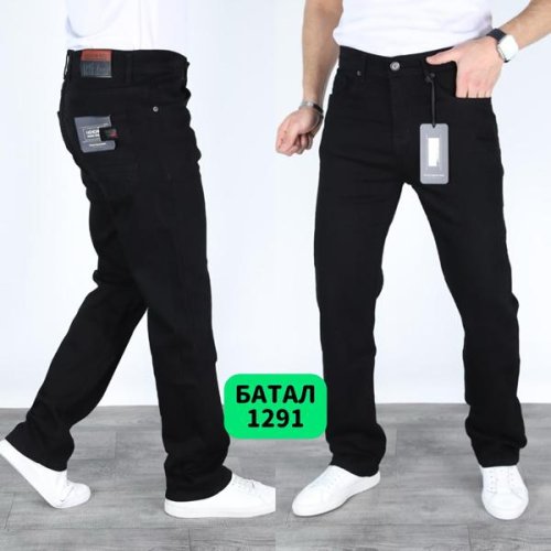 Джинсы Ruxa (32-40) 1291 black (деми) Ruxa 1291 black