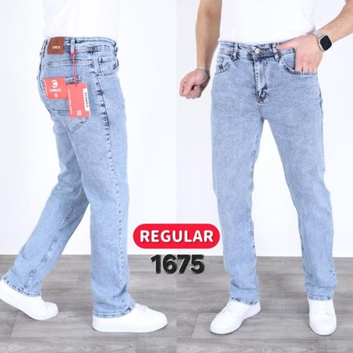 Джинсы Ruxa (30-36) 1675 l.blue (деми) Ruxa 1675 l.blue