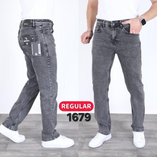 Джинсы Ruxa (30-36) 1679 grey (деми) Ruxa 1679 grey