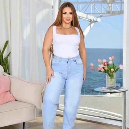 Джинсы Ruxa (30-36) 1843 l.blue (деми) Ruxa 1843 l.blue