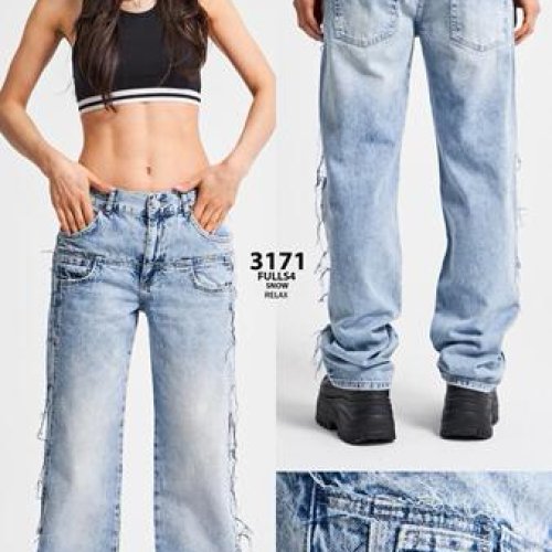 Джинсы Ruxa (34-42) 3171 l.blue (деми) Ruxa 3171 l.blue