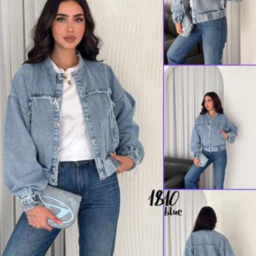 Куртка Ruxa (S-XL) 1810 l.blue (деми) Ruxa 1810 l.blue