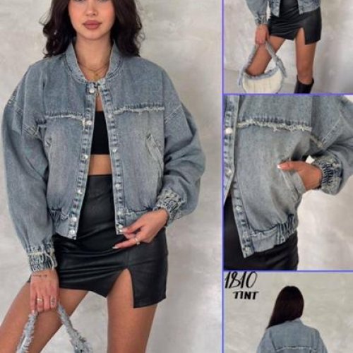 Куртка Ruxa (S-XL) 1810 l.grey (деми) Ruxa 1810 l.grey