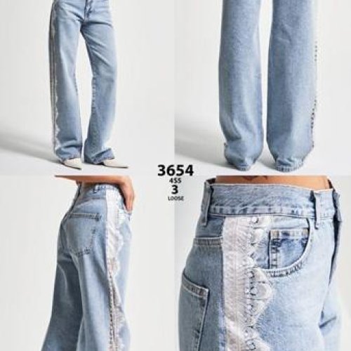 Джинсы Ruxa (34-42) 3654-4-3 l.blue (деми) Ruxa 3654-4-3 l.blue