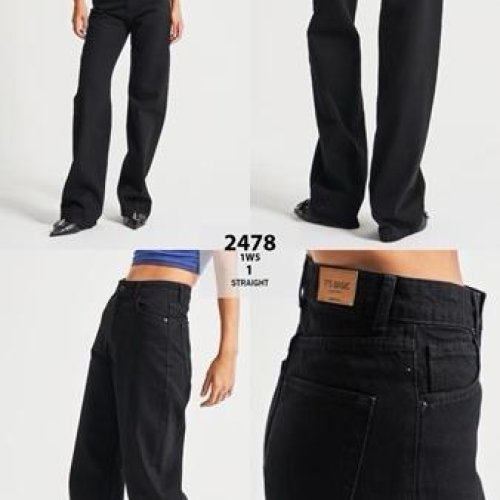 Джинсы Ruxa (34-42) 2478-1-1 black (деми) Ruxa 2478-1-1 black