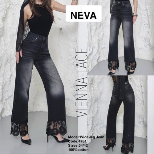 Джинсы Ruxa (34-42) 4701 black (деми) Ruxa 4701 black