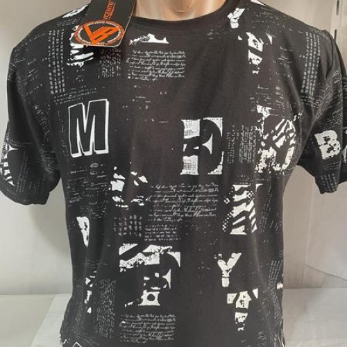 Футболка Sabihina (S-2XL) SB1673 black (лето) Sabihina SB1673 black