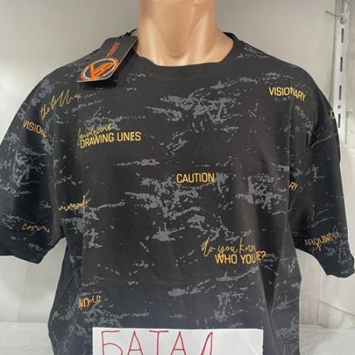 Футболка Sabihina (2XL-6XL) SB1691 black (лето) Sabihina SB1691 black