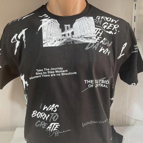 Футболка Sabihina (S-2XL) SB1701 black (лето) Sabihina SB1701 black