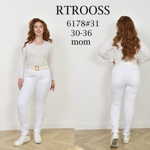 Джинсы Fangsida (30-36) 6178 white (деми) Fangsida 6178 white