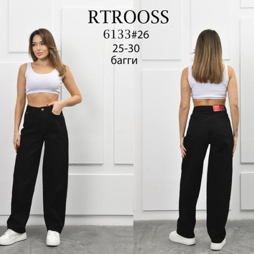 Джинсы Fangsida (25-27) 6133 black (деми) Fangsida 6133 black