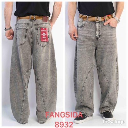 Джинсы Fangsida (28-36) 8932 grey (деми) Fangsida 8932 grey