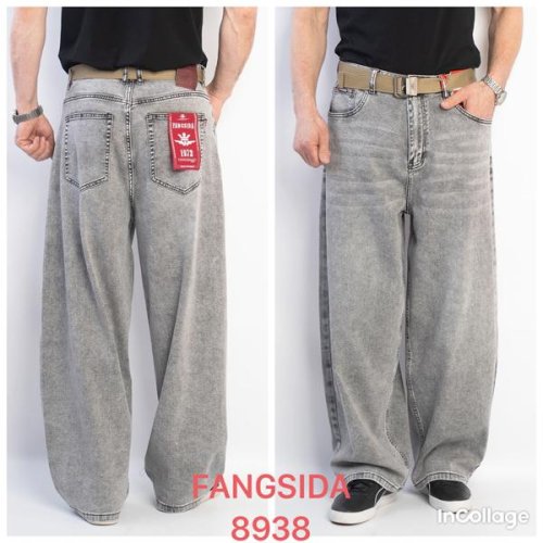 Джинсы Fangsida (28-34) 8938 l.grey (деми) Fangsida 8938 l.grey