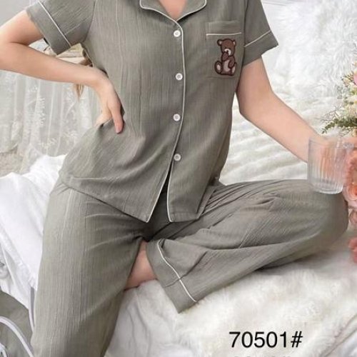 Пижама Fili Wear (M-3XL) 70501 khaki (лето) Fili Wear 70501 khaki