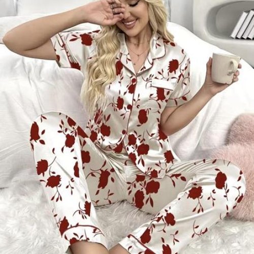 Пижама Fili Wear (M-3XL) 70516 white (лето) Fili Wear 70516 white