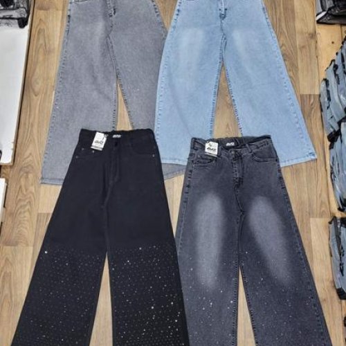 Джинсы AMZ (8-12) 47-2 l.blue (деми) AMZ 47-2 l.blue