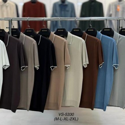 Футболка Vip Stendo (M-2XL) 5330 d.grey (деми) Vip Stendo 5330 d.grey