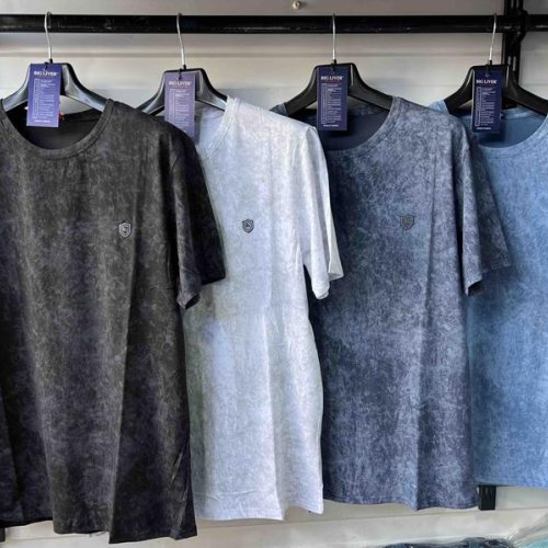 Футболка Vip Stendo (3XL-6XL) 5575-1 l.blue (деми) Vip Stendo 5575-1 l.blue