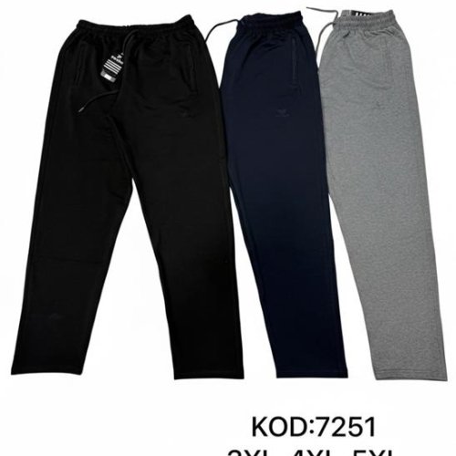 Штаны спорт Vip Stendo (3XL-5XL) 7251 navy (деми) Vip Stendo 7251 navy