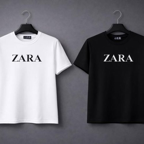 Футболка Zalov (S-2XL) ZW1375 black (лето) Zalov ZW1375 black