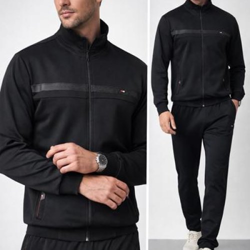 Костюм спорт Zalov (46-54) ZW1423 black (деми) Zalov ZW1423 black