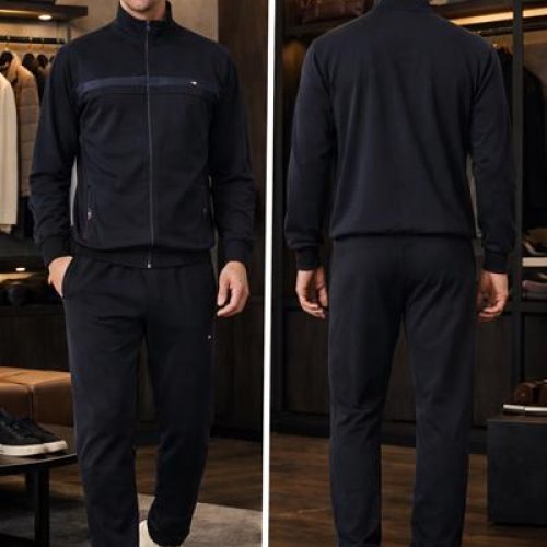 Костюм спорт Zalov (46-54) ZW1430 black (деми) Zalov ZW1430 black