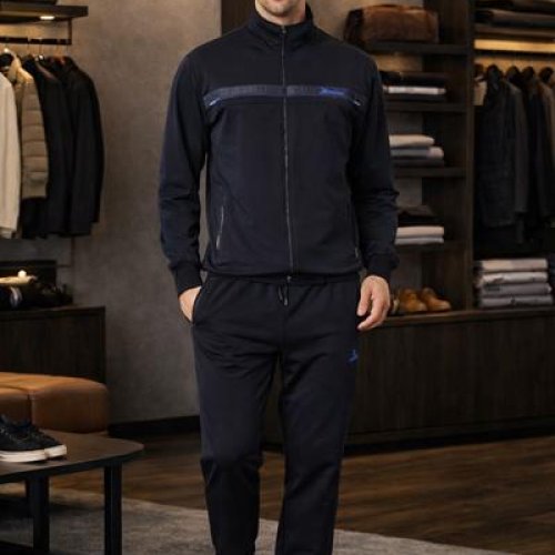 Костюм спорт Zalov (46-54) ZW1431 black (деми) Zalov ZW1431 black