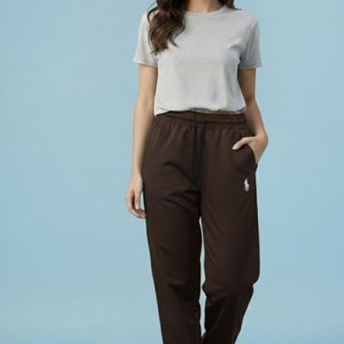 Штаны спорт Zalov (S-L) ZW1443 brown (деми) Zalov ZW1443 brown