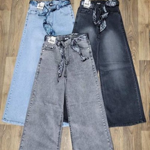 Джинсы AMZ (8-12) 48-2 l.blue (деми) AMZ 48-2 l.blue