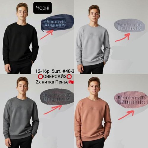 Свитер AMZ (12-16) 48-3-0 black (деми) AMZ 48-3-0 black