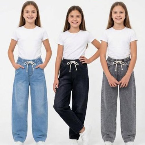 Джинсы AMZ (8-12) 988-2 grey (деми) AMZ 988-2 grey