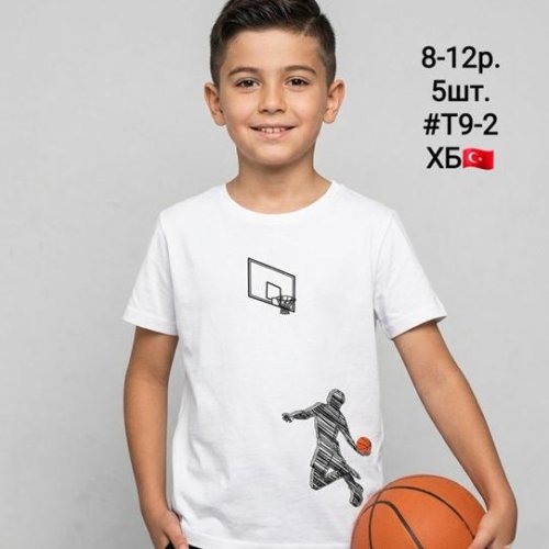 Футболка AMZ (8-12) T9-2 white (лето) AMZ T9-2 white