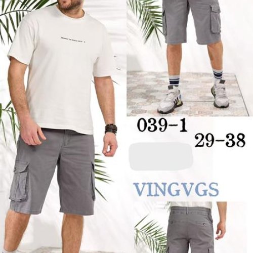 Шорты Vingvgs (29-38) 039-1 grey (лето) Vingvgs 039-1 grey
